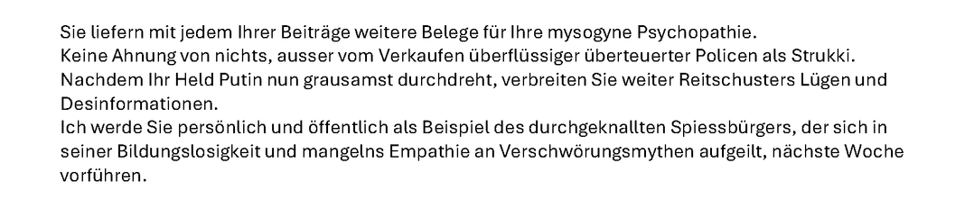 Die hässliche Fratze eines GRÜNEN