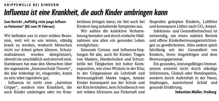 Die BZ ruft erneut zur Kinderspritze auf Die BZ ruft erneut zur Kinderspritze auf