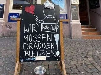 Wir müssen draussen bleiben!