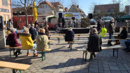 20.03.2022 Aktionstag mit dürftigem Besuch